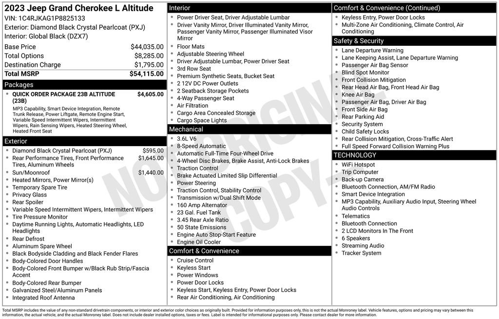 Used 2023 Black Jeep Altitude image 6