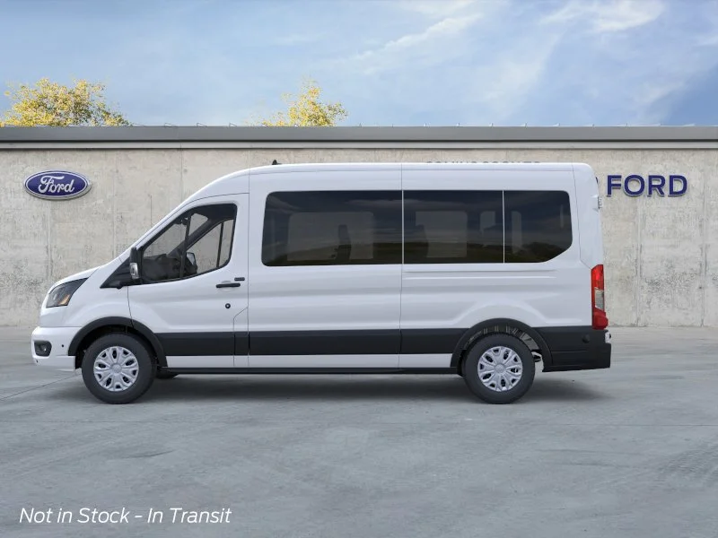 New 2026 Oxford White Ford Passenger Van XLT image 3