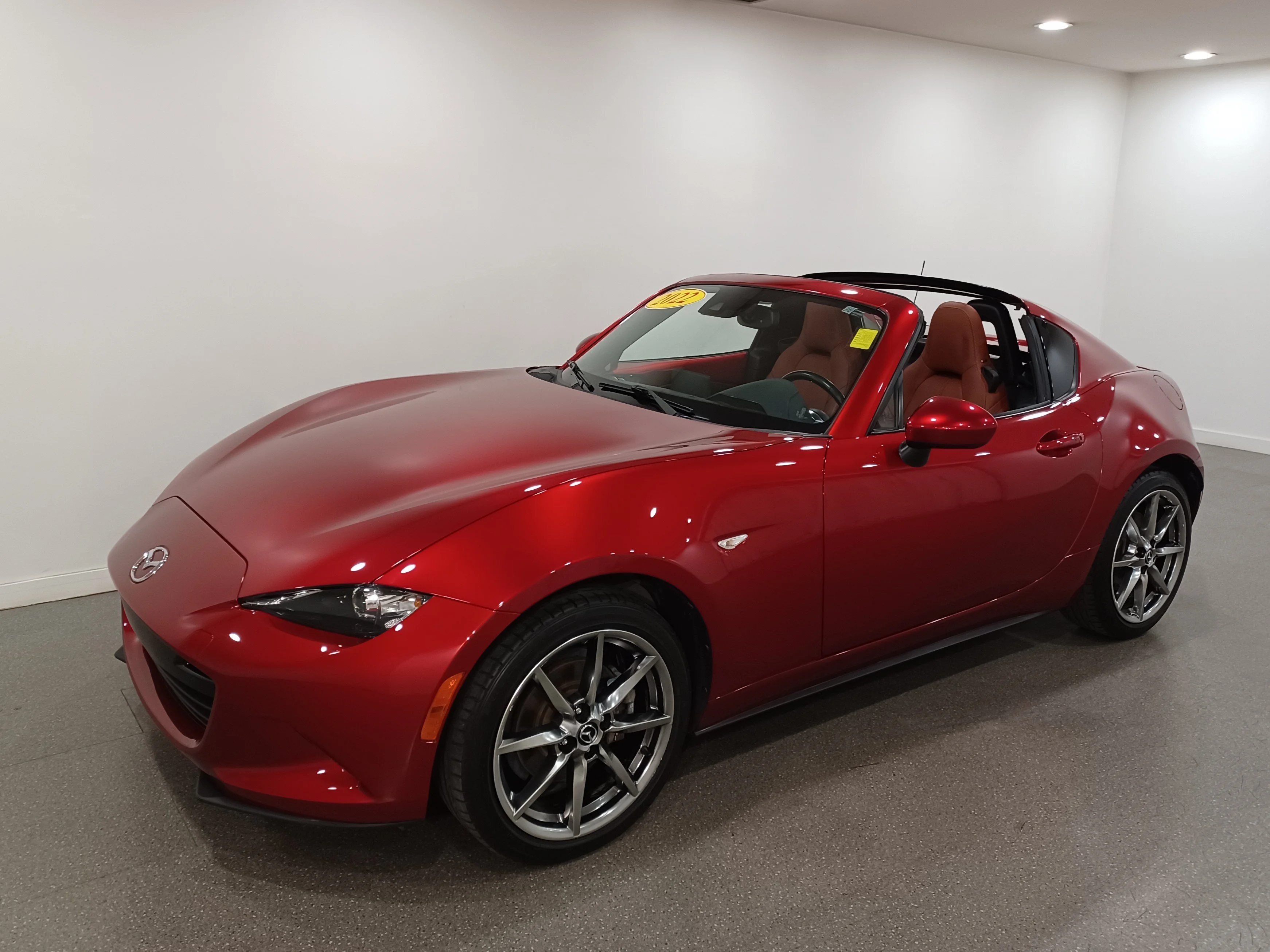 Certified Used 2022 Soul Red Crystal Metallic Mazda RF GT*Soul Red Crystal | Terracotta Htd Leather | Nav | BOSE | Power Hardtop | Blind Spot Detection image 2