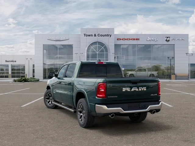 New 2026 Serrano-Green Metallic Exterior Paint RAM Laramie image 3