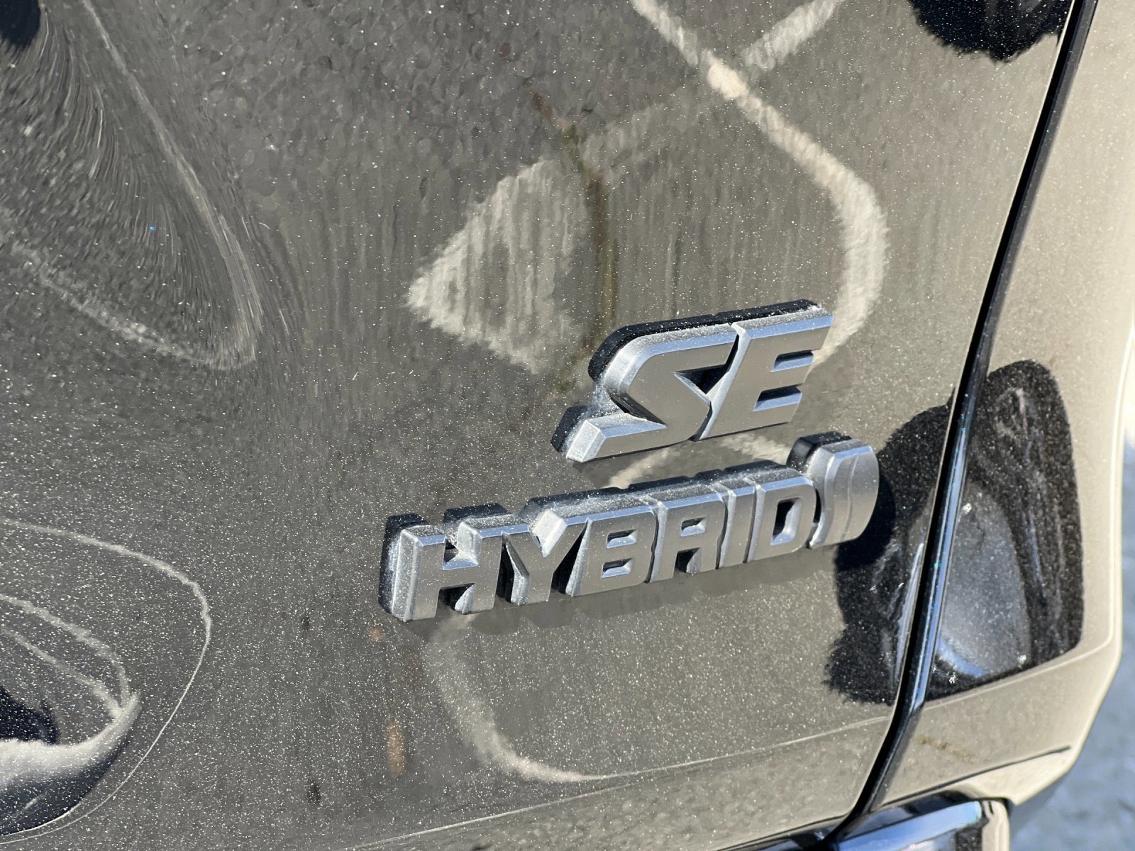 Used 2024 Midnight Black Metallic Toyota Hybrid SE image 25