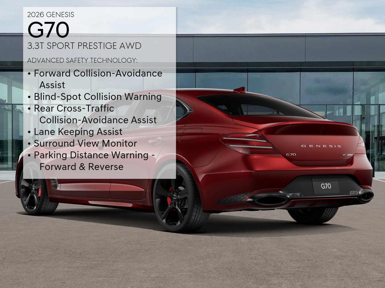 New 2026 Cavendish Red Genesis 3.3T SPORT PRESTIGE image 7