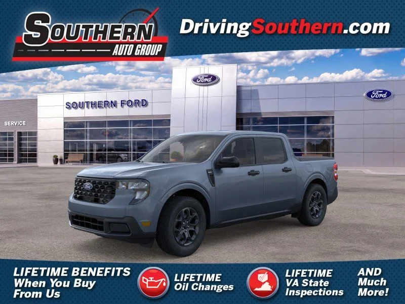 New 2026 Azure Gray Metallic Tri-Coat Ford XLT image 1