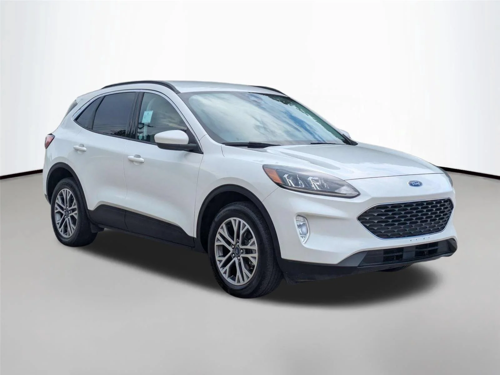 Used 2021 Star White Metallic Tri-Coat FORD  image 3