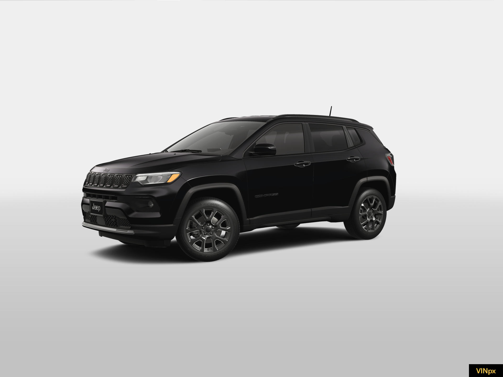 New 2026 Diamond Black Crystal Pearl-Coat Exterior Paint Jeep Latitude image 2