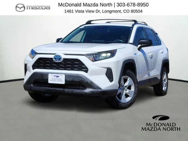 Used 2019 White Toyota LE image 1