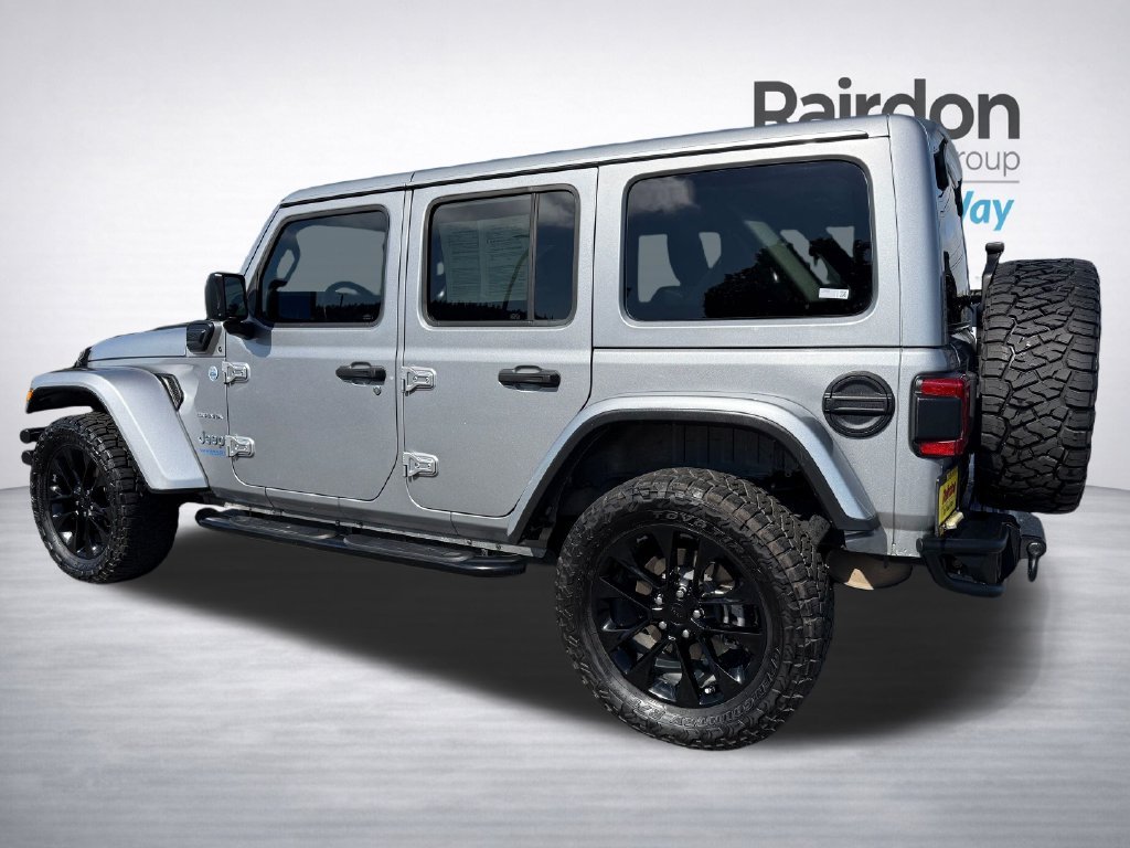 Used 2021 Silver Jeep Unlimited Sahara 4xe image 5