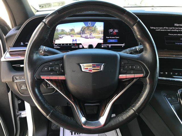 Used 2023 Crystal White Tricoat Cadillac 4WD Premium Luxury image 16