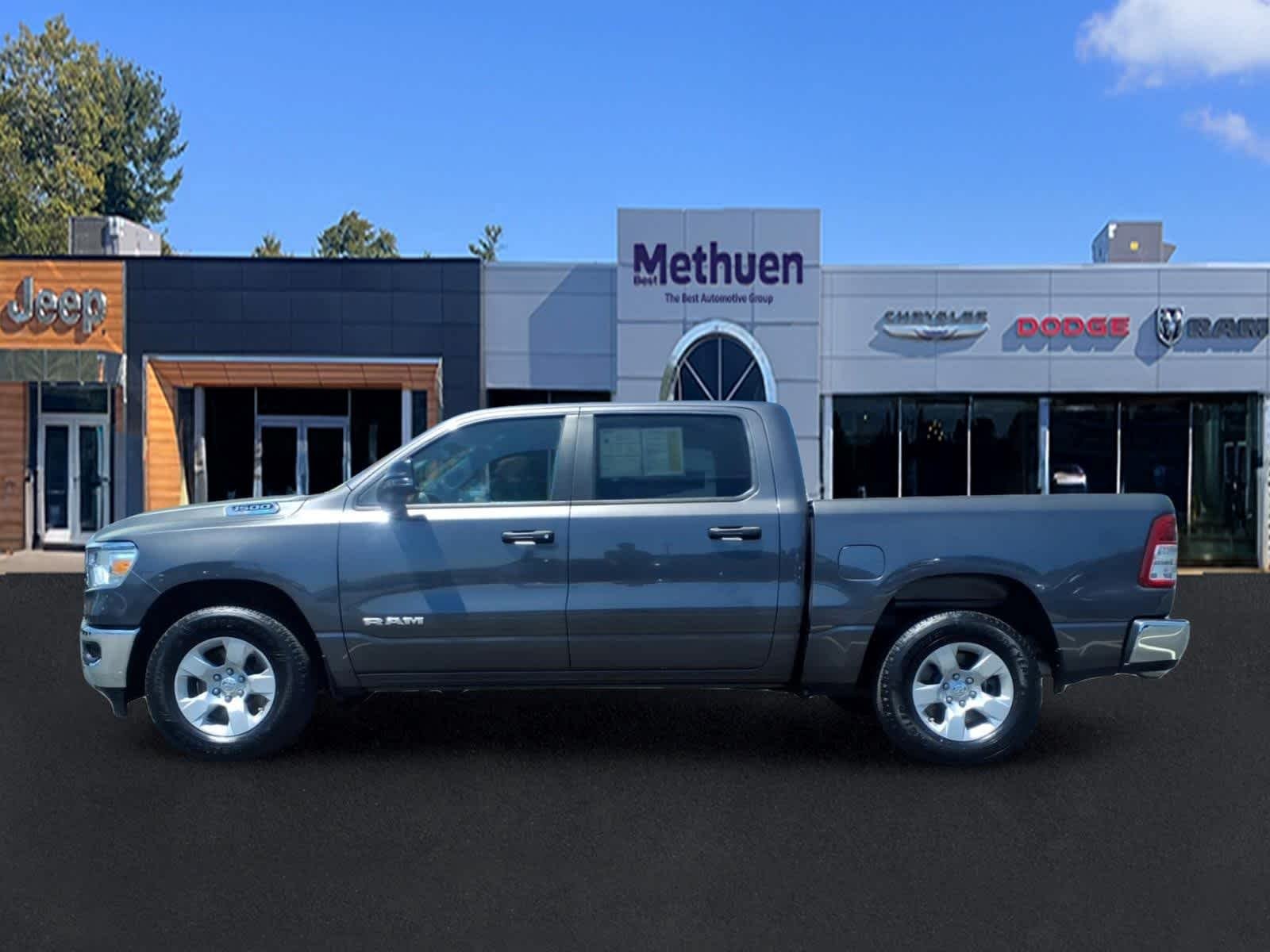 Used 2023 Granite Crystal Metallic Clearcoat Ram Big Horn image 6