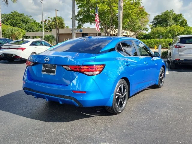 Certified Used 2025 Blue Nissan SV image 4