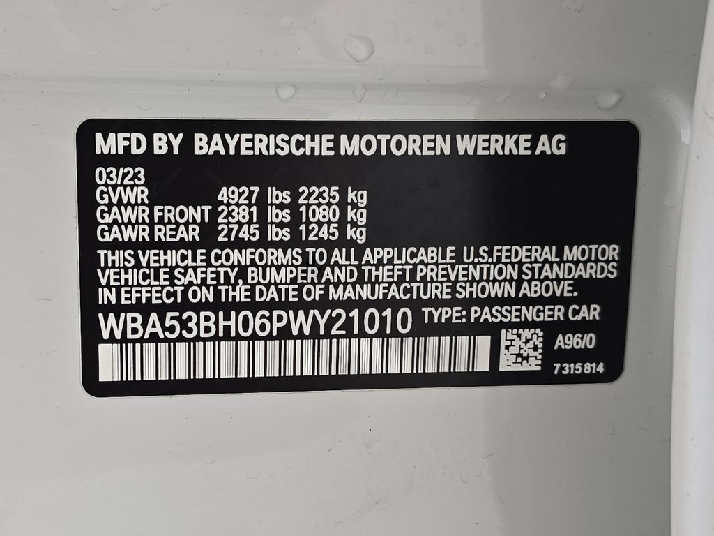 Certified Used 2023 Mineral White Metallic BMW 530i image 34