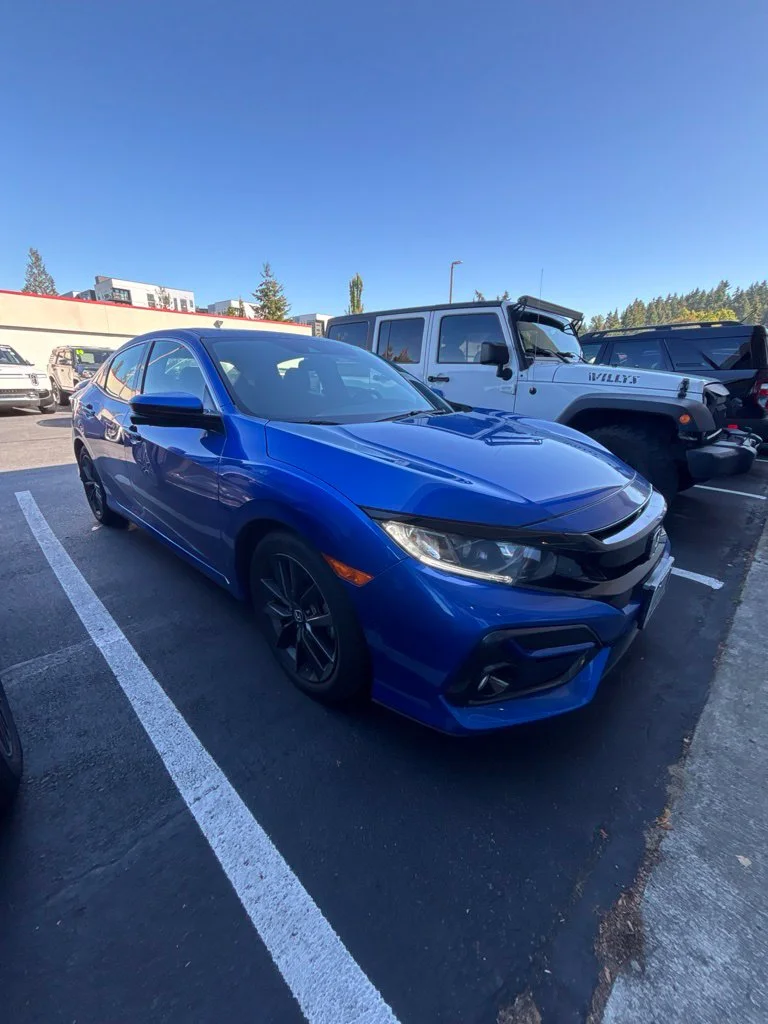 Used 2021 Blue Honda EX image 3