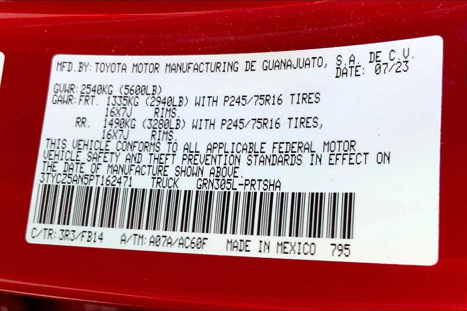 2023 Toyota Tacoma SR - Photo 30