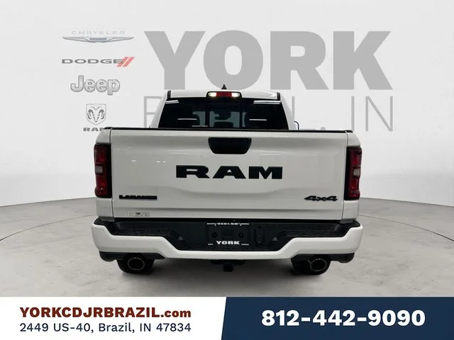 New 2026 Bright White Clear-Coat Exterior Paint RAM Laramie image 4