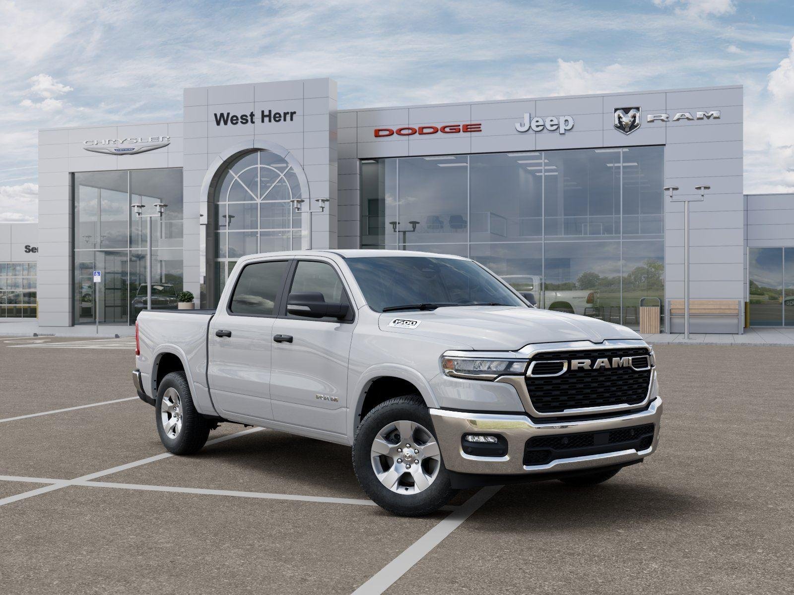 New 2026 Bright White Clearcoat RAM RAM 1500 BIG HORN CREW CAB 4X4 image 5