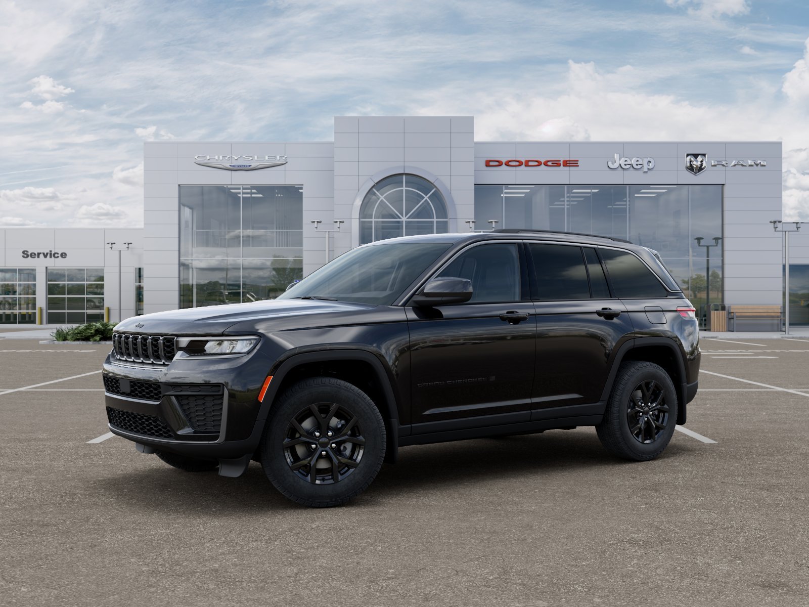 New 2026 Diamond Black Crystal Pearl-Coat Exterior Paint Jeep Altitude image 28
