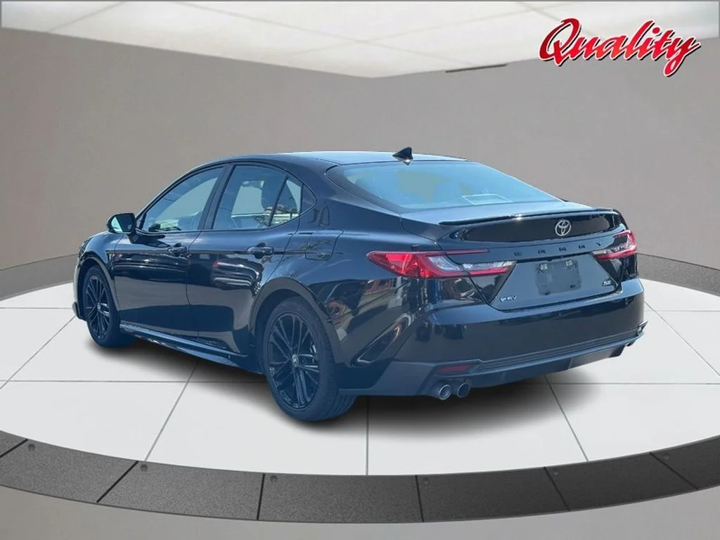 Used 2025 Midnight Black Metallic Toyota SE image 5