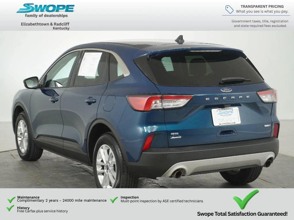 Used 2020 Dark Persian Green Metallic Ford SE image 7