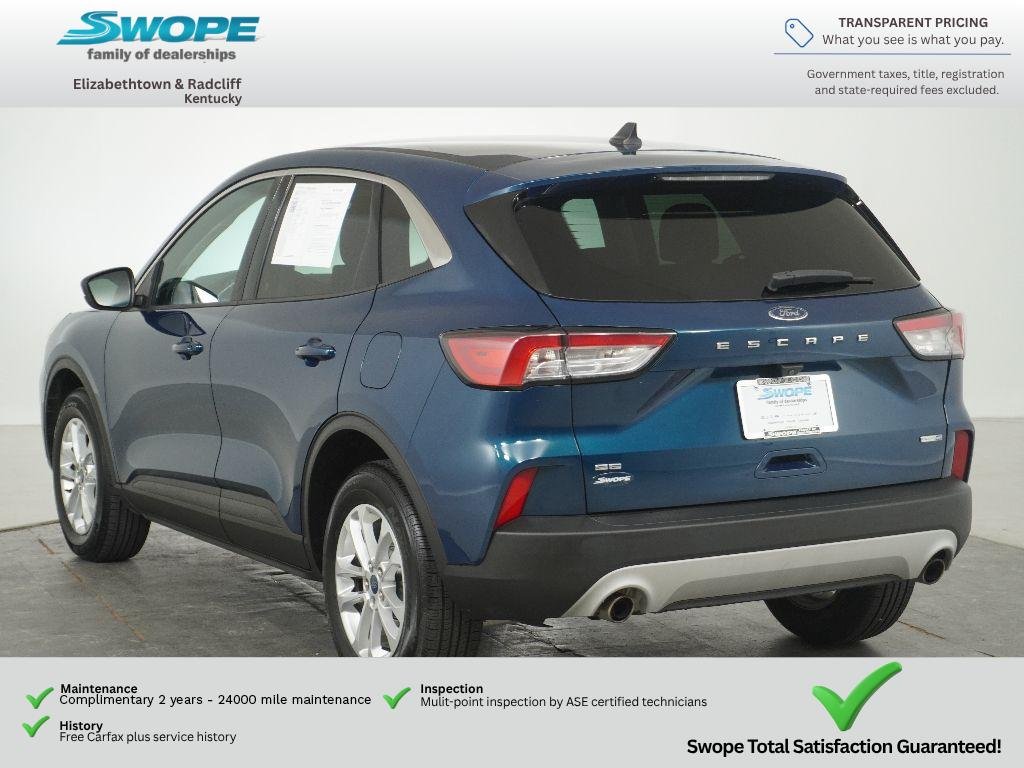 Used 2020 Dark Persian Green Metallic Ford SE image 7
