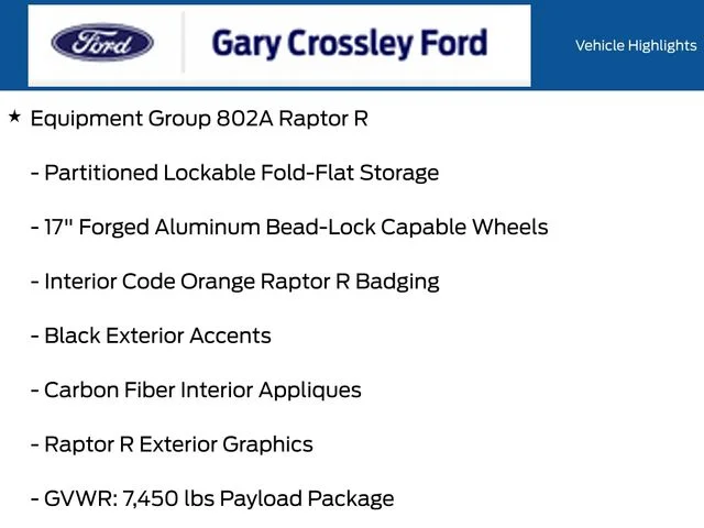 Used 2023 Oxford White Ford Raptor image 19