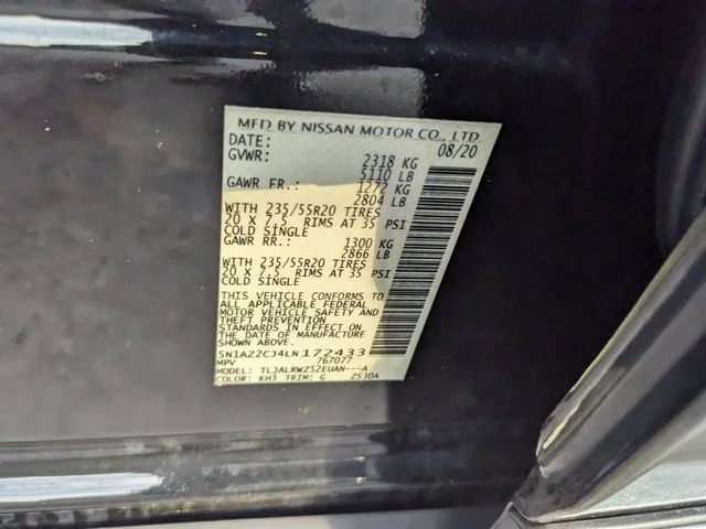 Certified Used 2020 Black Nissan SL image 36