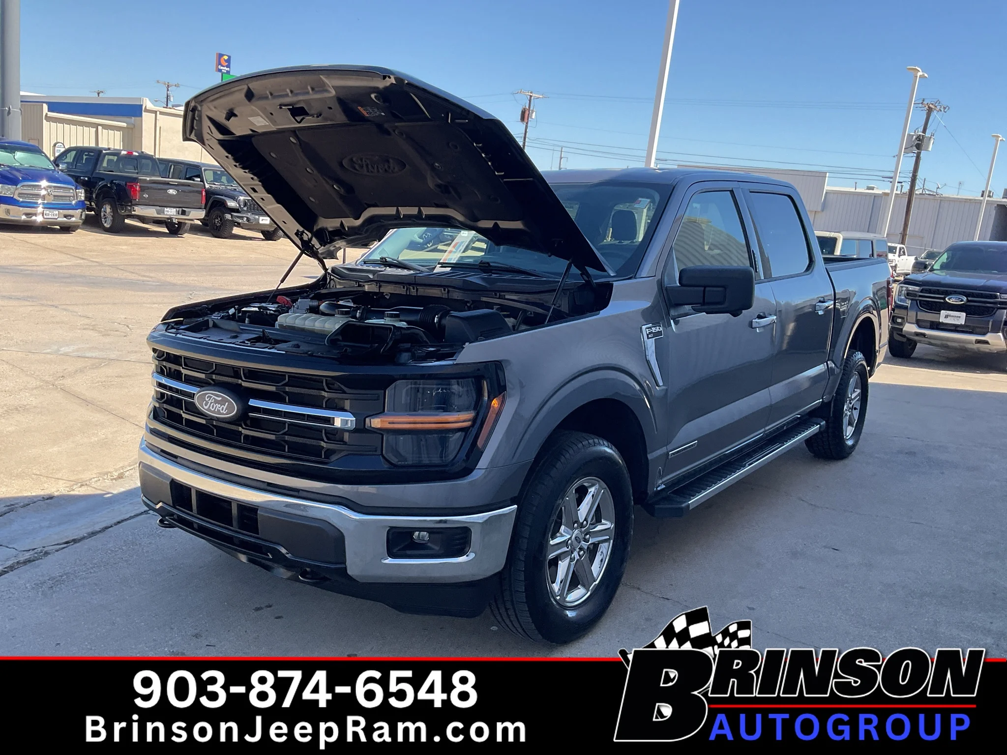 Used 2024 Carbonized Gray Metallic Ford XLT image 12