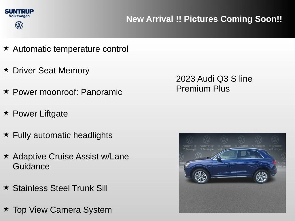 Used 2023 Blue Audi Premium Plus image 11