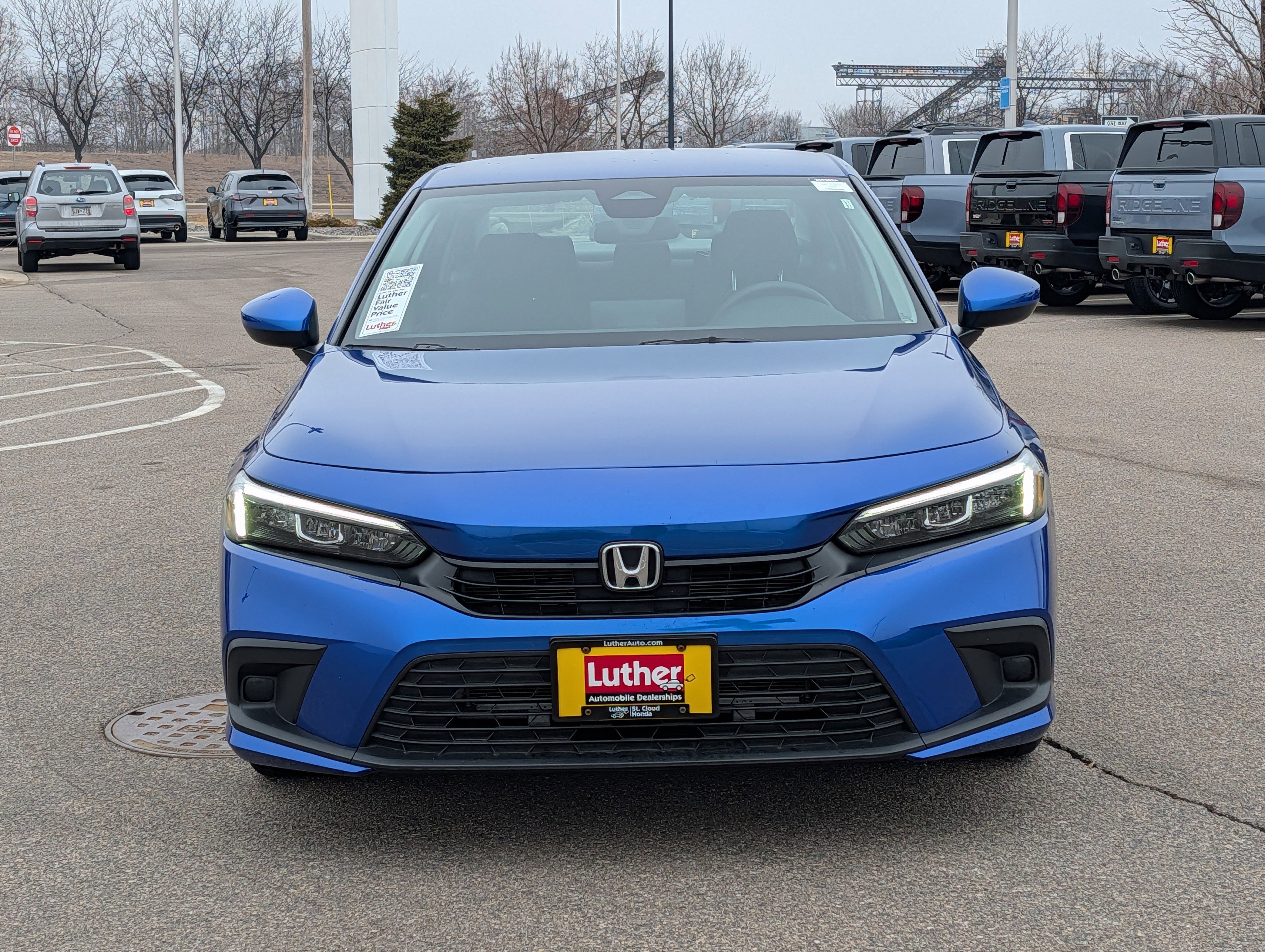 Used 2023 Honda Civic LX with VIN 2HGFE2F23PH542491 for sale in Waite Park, Minnesota