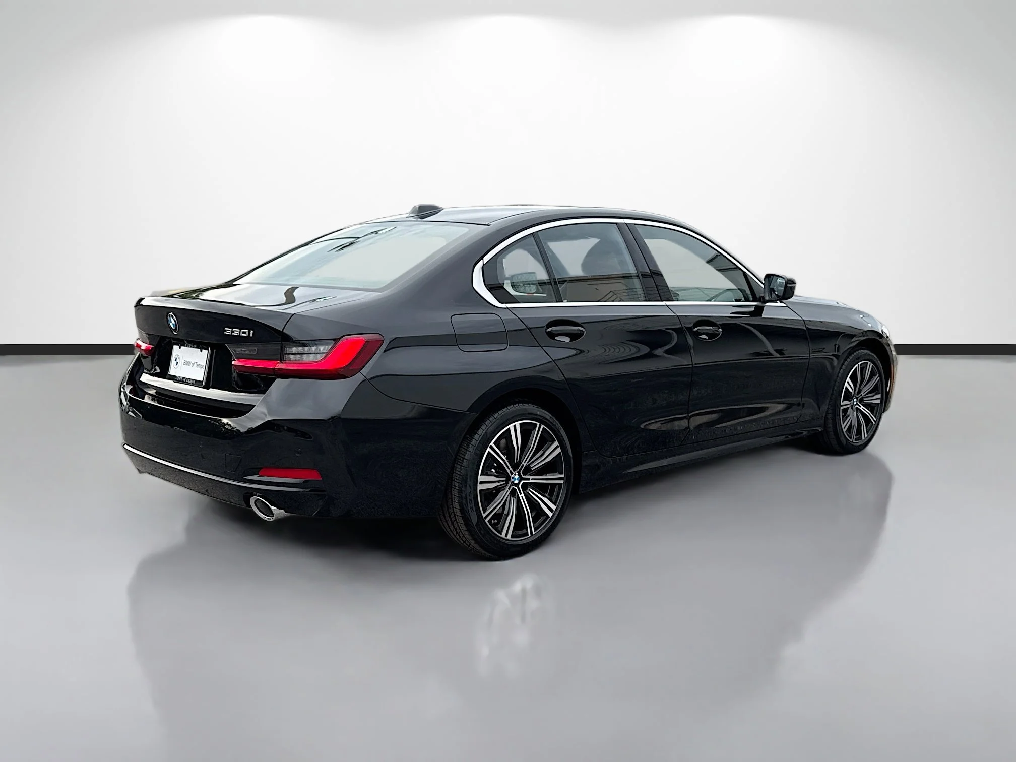 New 2026 Black Sapphire Metallic BMW 330i image 3
