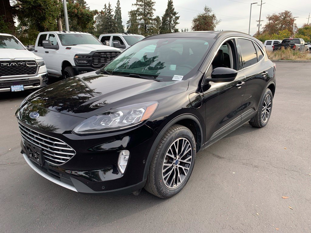 Used 2021 Black Ford Titanium image 1