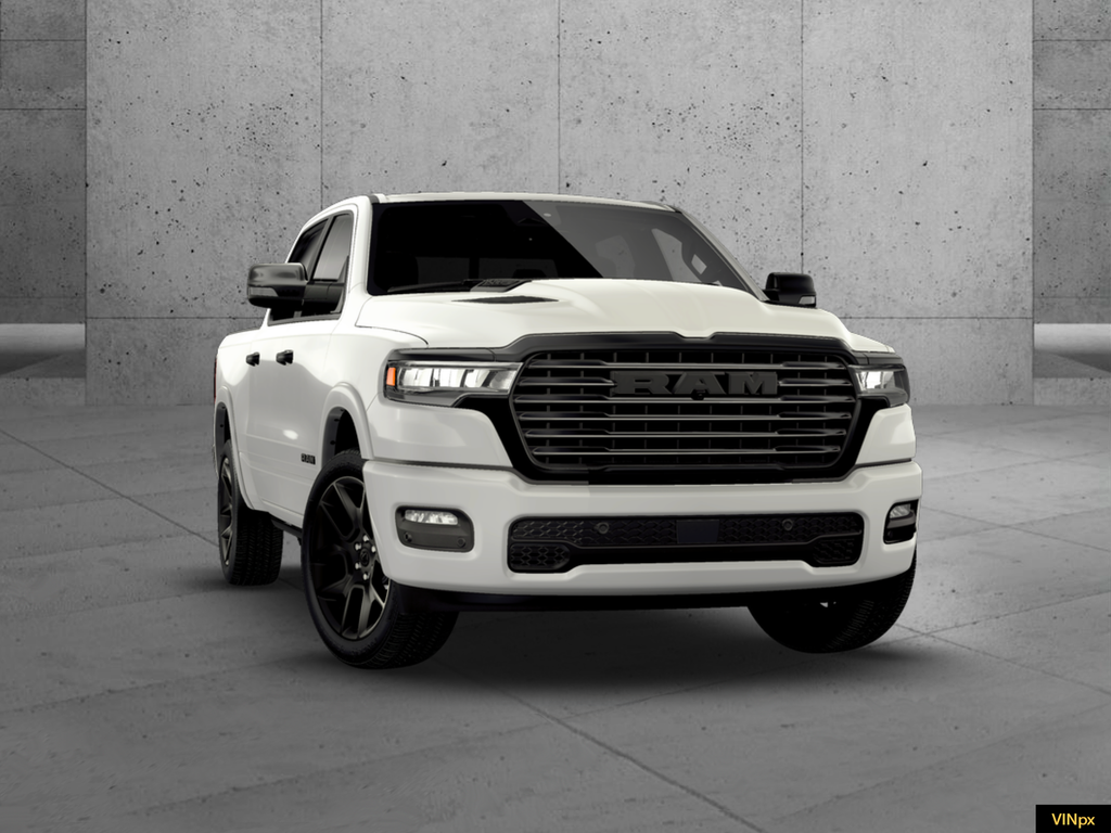 New 2026 Bright White Clear-Coat Exterior Paint RAM Laramie image 15