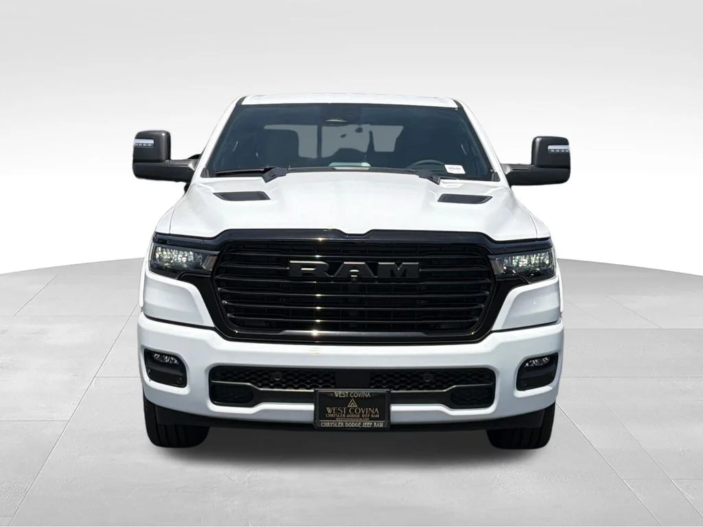 New 2025 Bright White Clear-Coat Exterior Paint RAM Laramie image 8