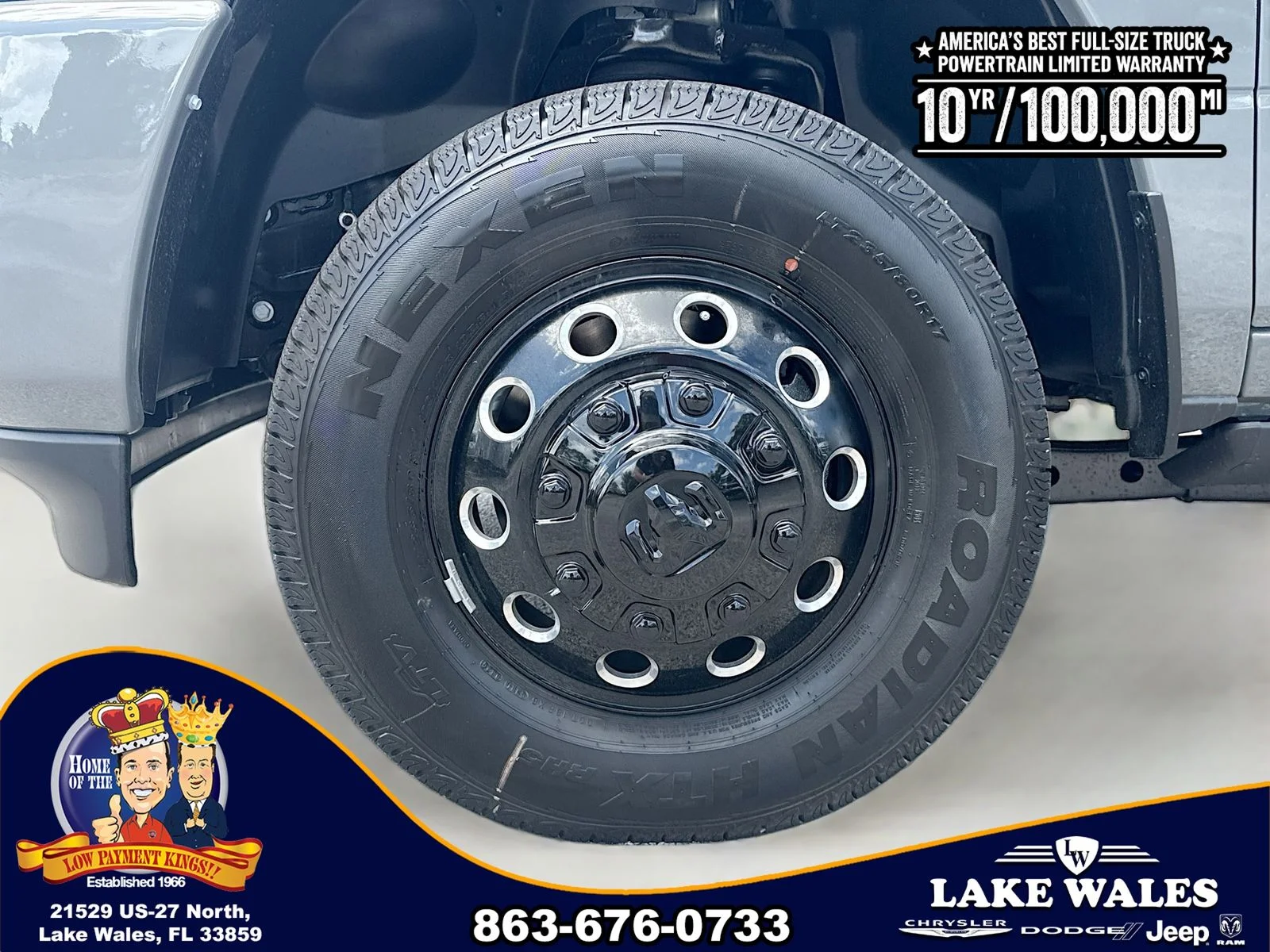New 2026 Ceramic Gray Clear-Coat Exterior Paint RAM Laramie image 30