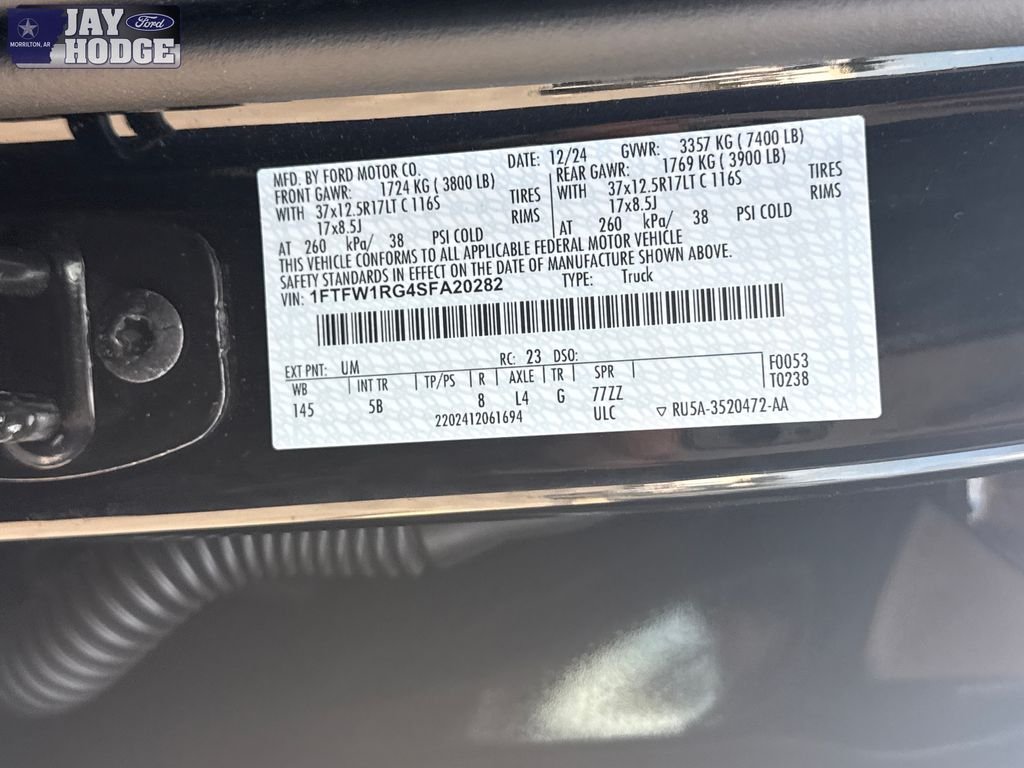 Used 2025 Black Ford Raptor image 31