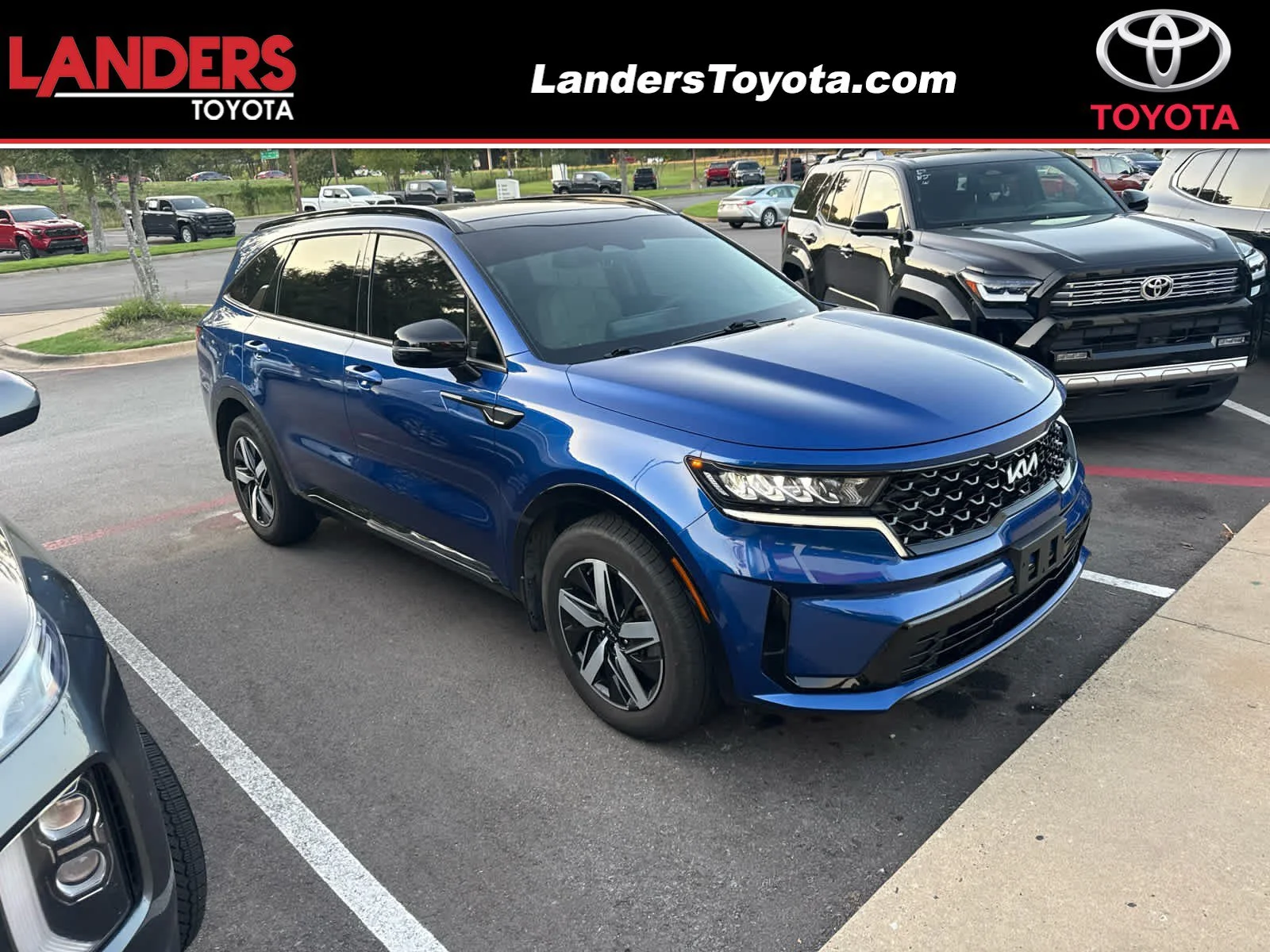 Used 2022 Sapphire Blue Kia S image 1