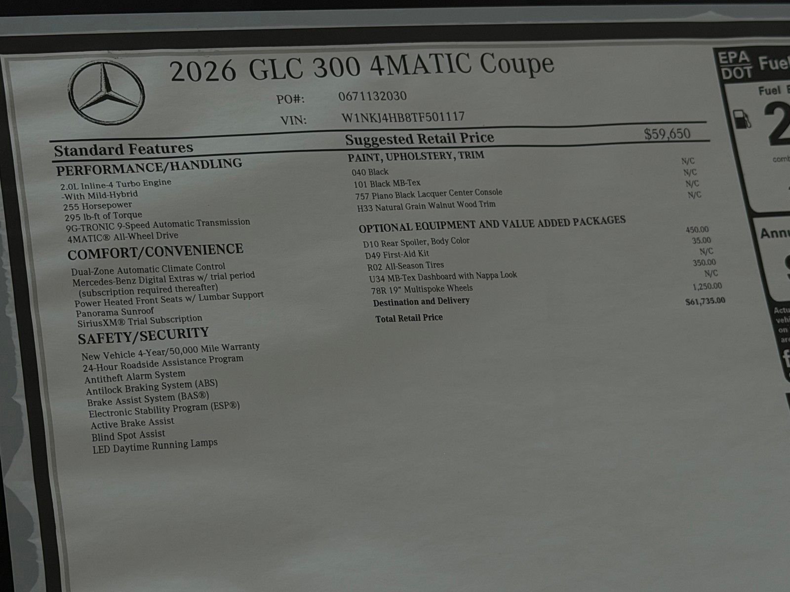 New 2026 Black Mercedes-Benz GLC 300 image 24