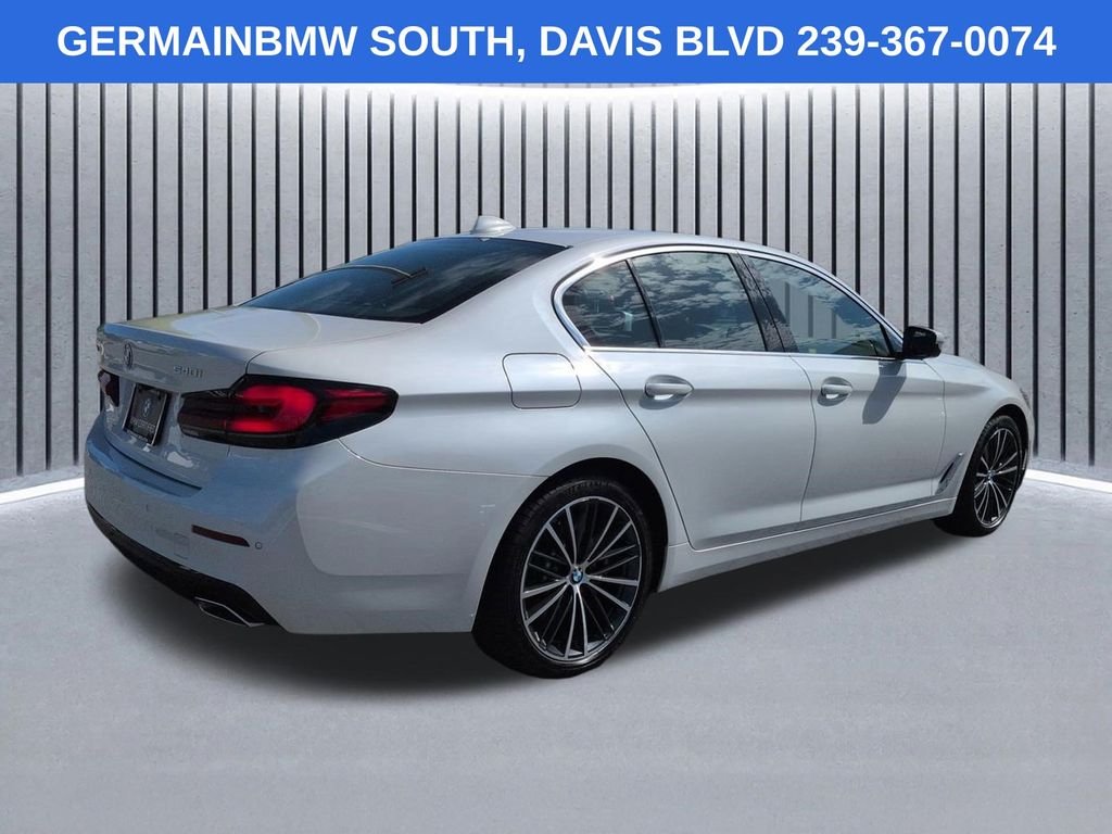 Certified Used 2023 White Metallic BMW 540i xDrive image 5