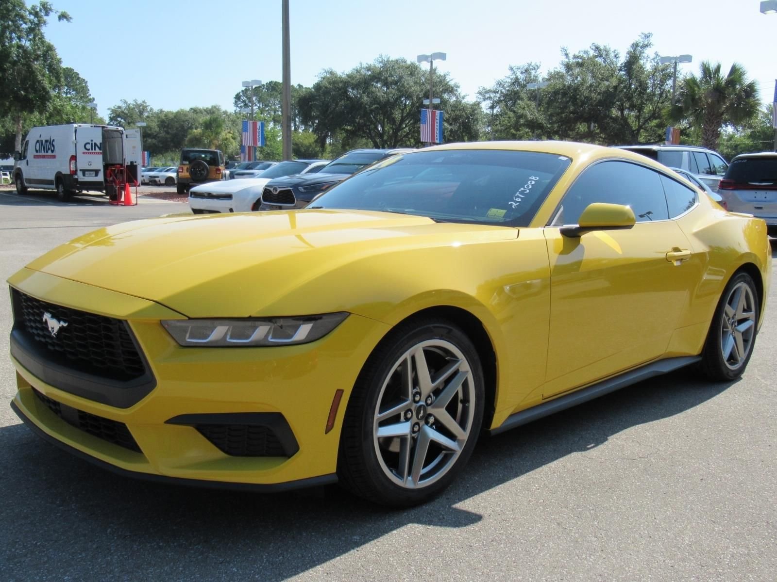 Used 2024 Yellow Ford EcoBoost Premium image 3