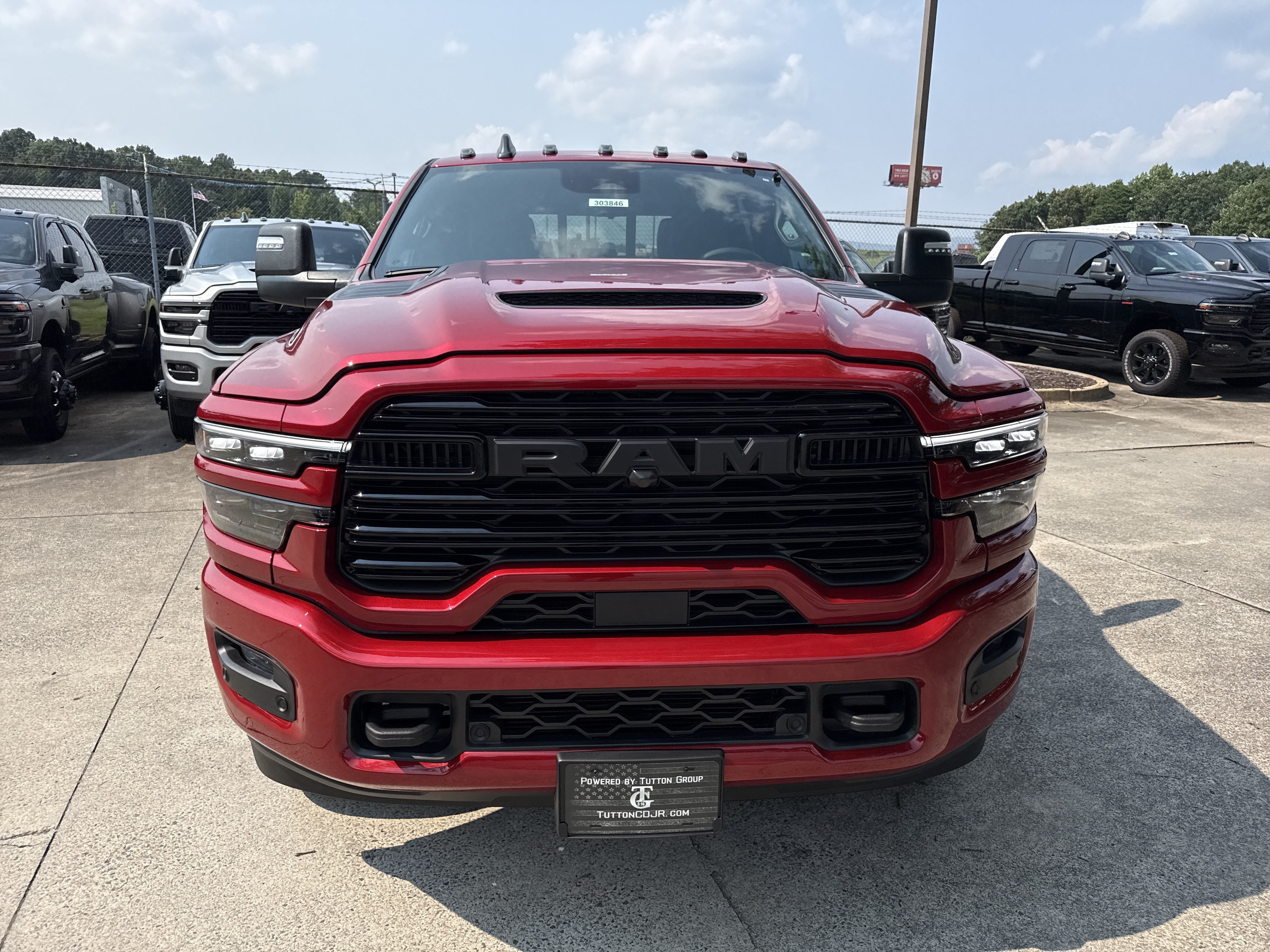 New 2026 Molten Red Pearlcoat RAM Laramie image 2