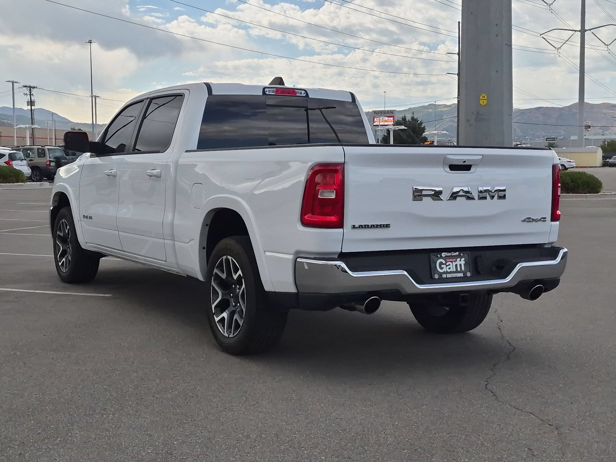 Used 2025 Bright White Clearcoat Ram Laramie image 5