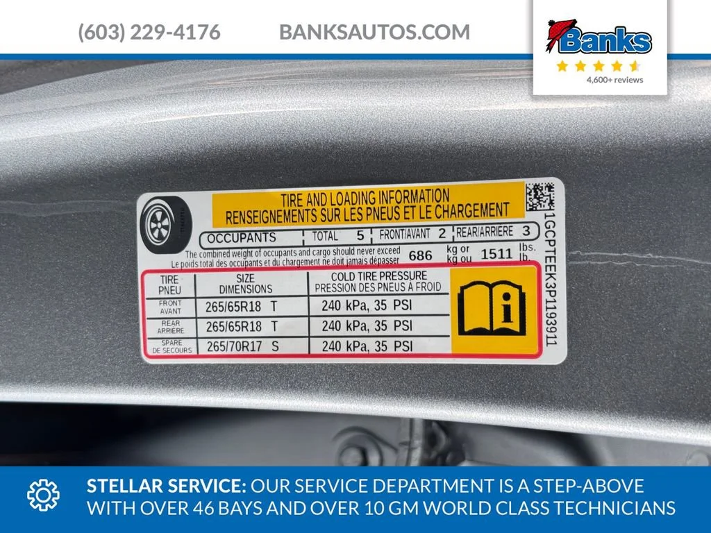 Used 2023 Sterling Gray Metallic Chevrolet Trail Boss image 9