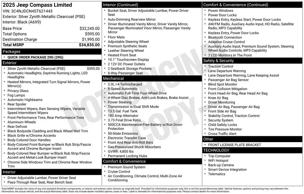 Used 2025 Silver Jeep Limited image 6