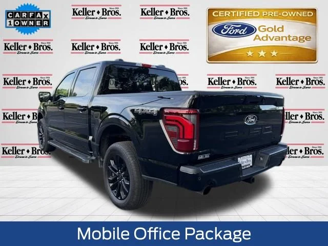 Certified Used 2025 Black Ford Lariat 5.5ft Bed image 5