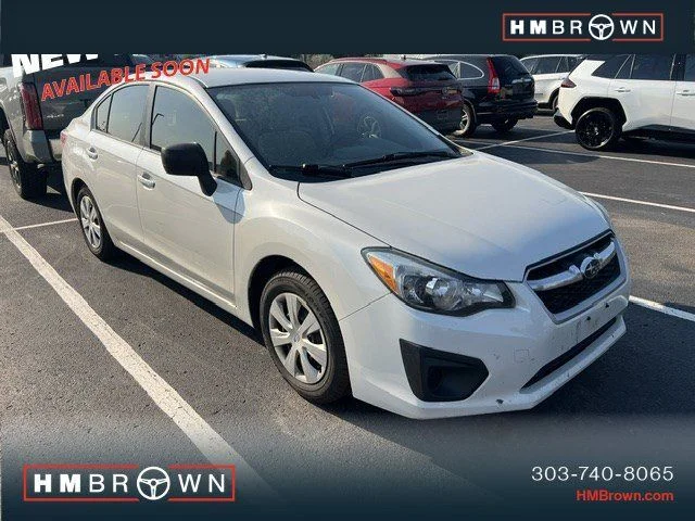 Used 2013 Satin White Pearl Subaru 2.0i image 1