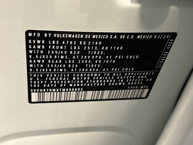 New 2026 White Volkswagen 2.0T SE R-Line Black image 22