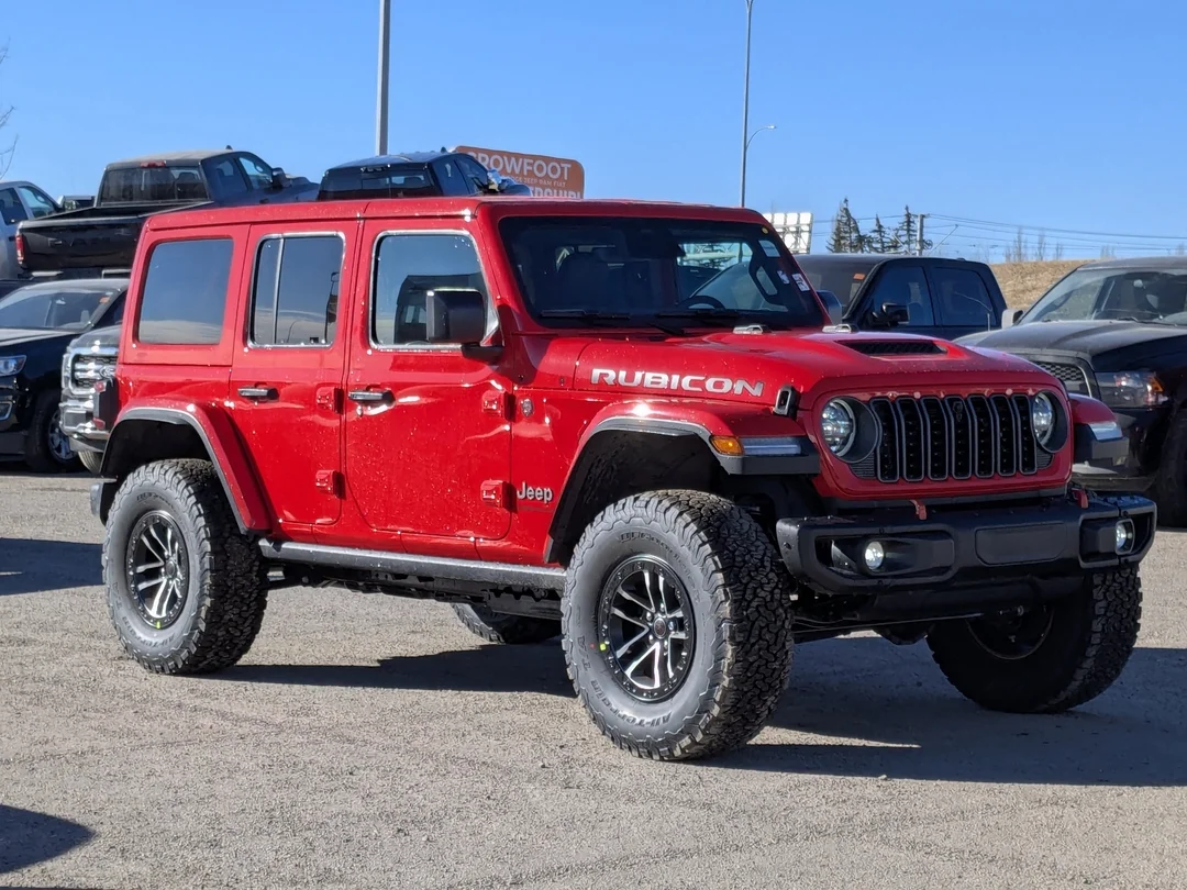 New 2026 Red Jeep Rubicon X - - 4x4 - Body-Color Hardtop - Nappa Lthr - Recon Pkg - Steel Bumpers & More! image 2