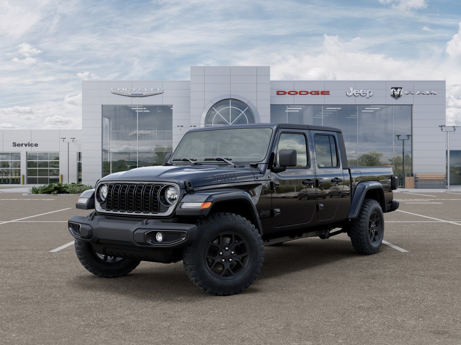 New 2026 Black Jeep Willys image 1