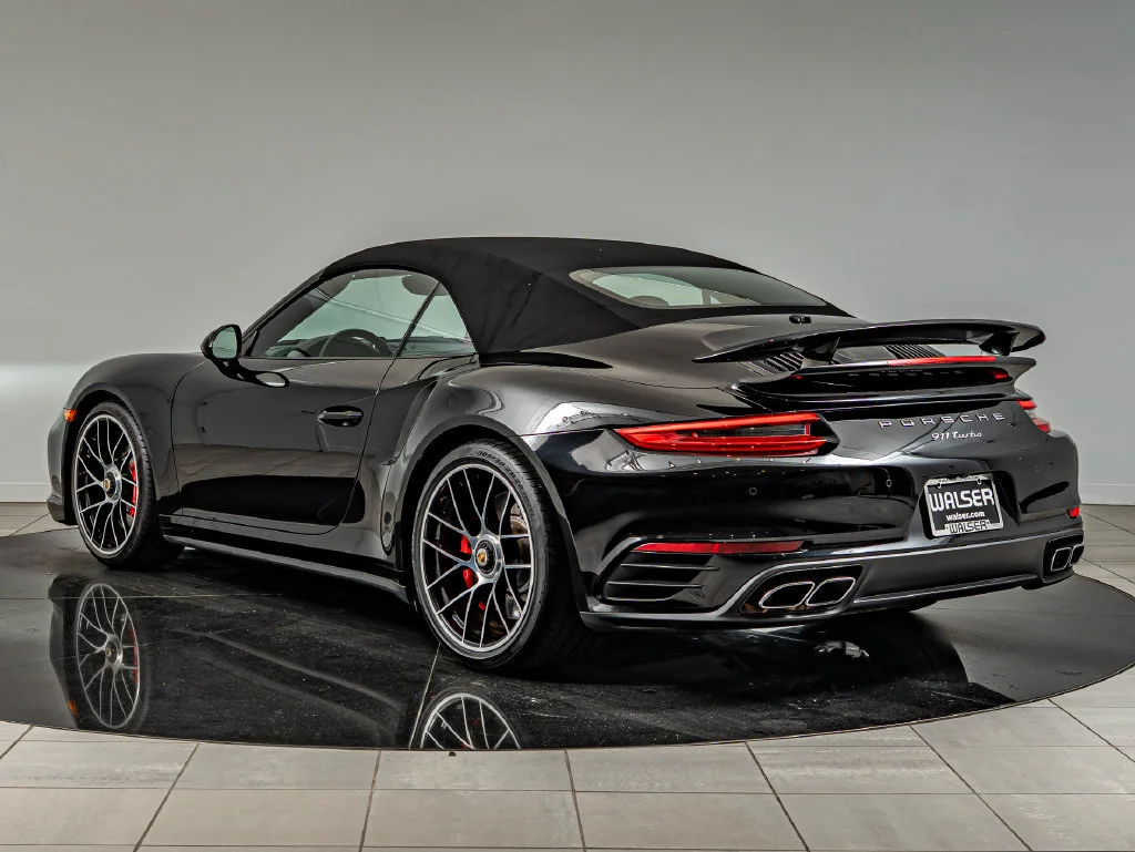 Used 2017 Black Porsche Turbo image 3