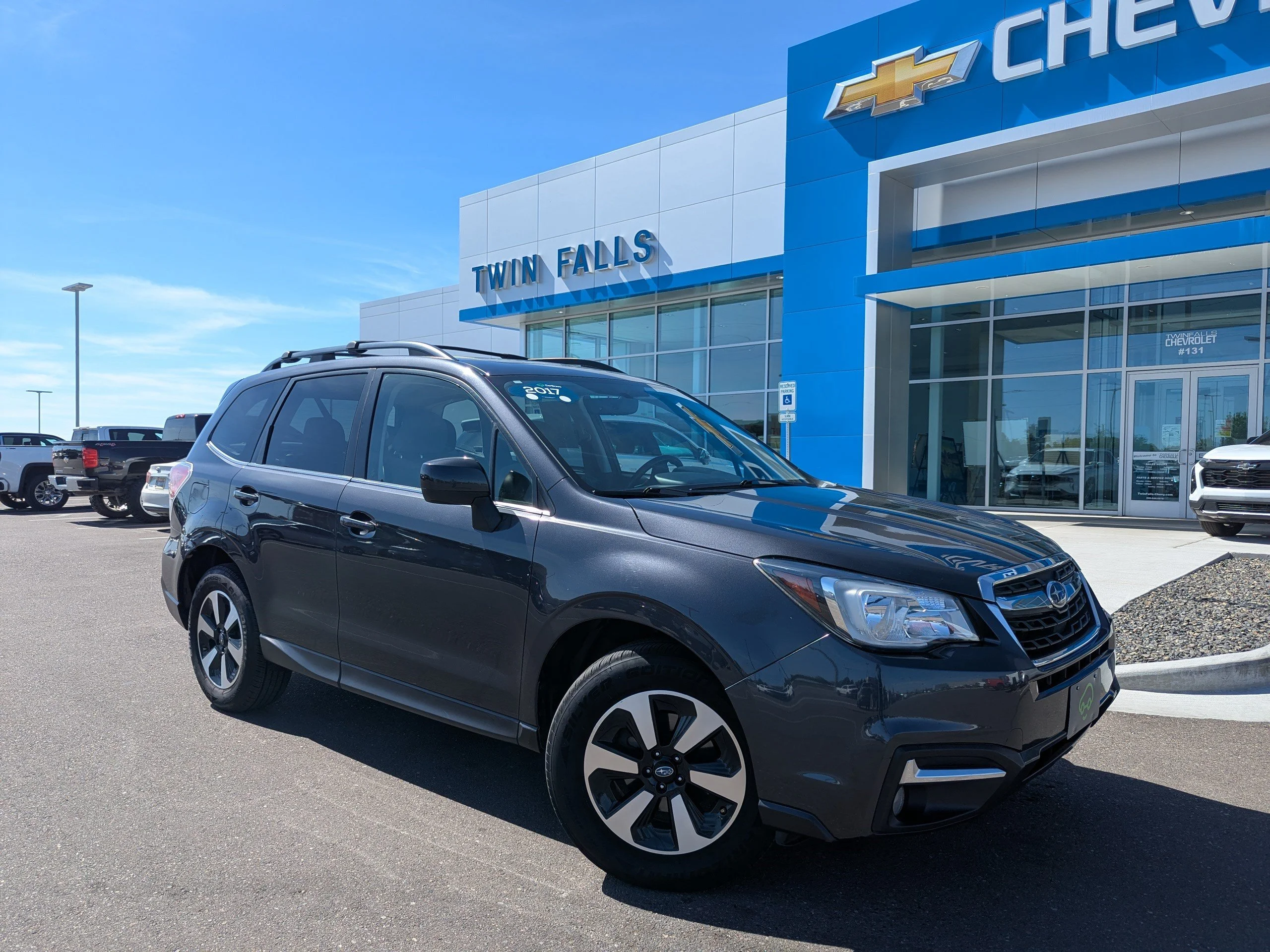 Used 2017 Dark Gray Metallic Subaru Limited image 1