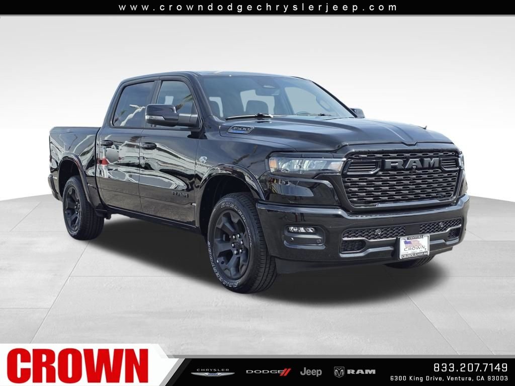 New 2026 Diamond Black Crystal Pearl-Coat Exterior Paint RAM Big Horn/Lone Star image 3